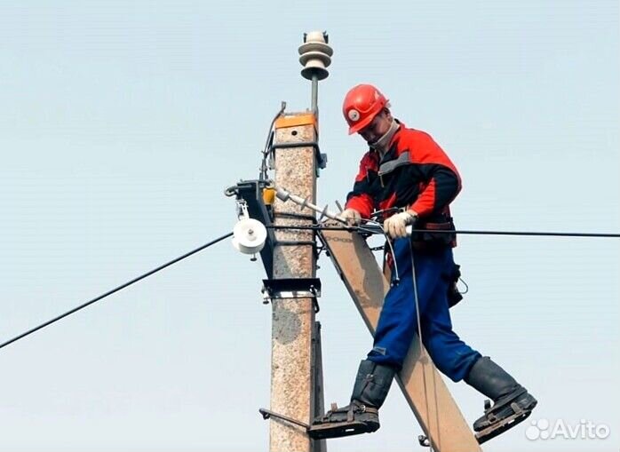 Установка столбов, монтаж опор лэп от 10 шт