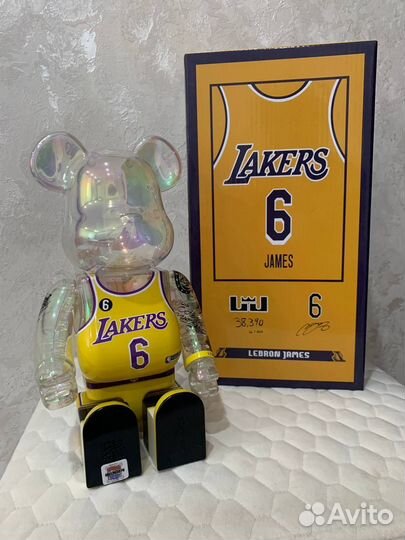 Игрушка Bearbrick 28cm Lakers 6