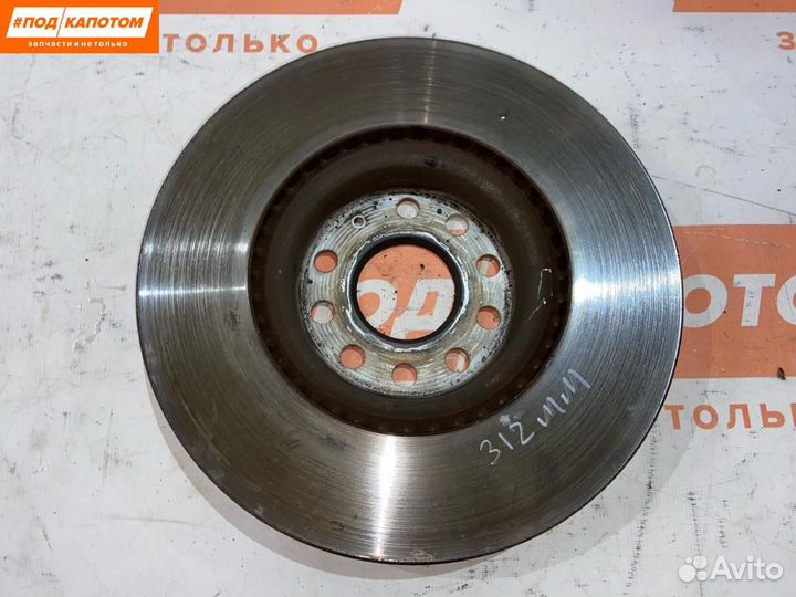 Диск тормозной передний Volkswagen Golf 6 2010