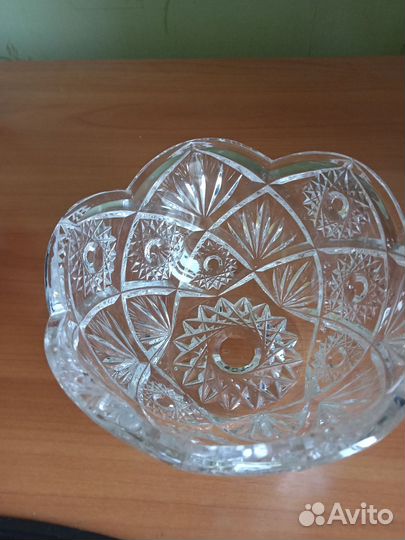 Ваза хрустальная для конфет