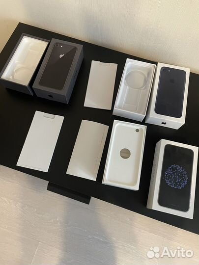 Коробки iPhone 6,7 остались, 8 продано