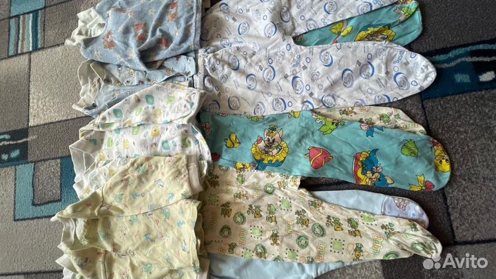 Ползунки 62 68 пакетом