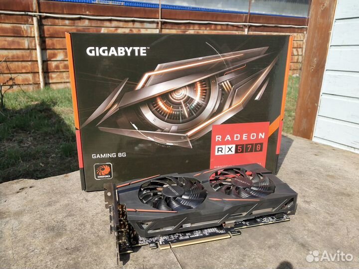 Видеокарта rx570 8gb