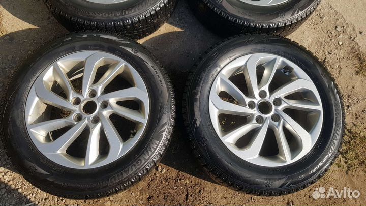 Зимние колеса hyundai tucson r17 оригинал