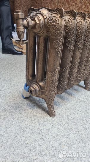 Чугунные батареи ретро с художественным литьем