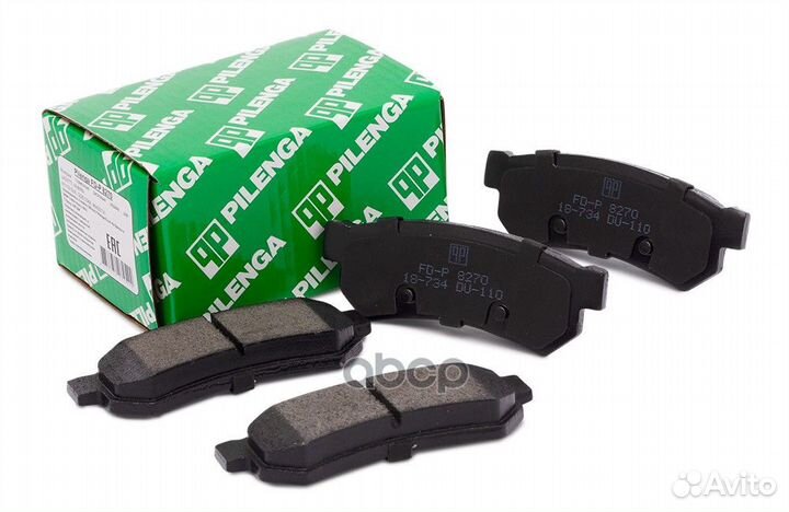 Колодки торм. диск. задн. FD-P8270 pilenga