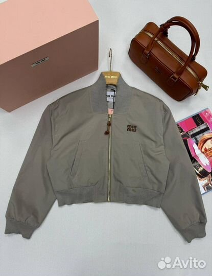 Бомбер miu miu premium