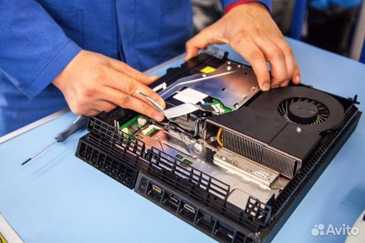 Ремонт приставок PS4, PS3, PS2, Xbox 360, Xbox One