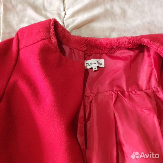 Пальто для девочки 116 122