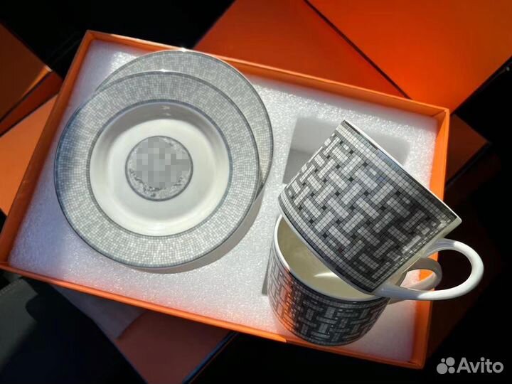 Набор Чайная пара костяной фарфор