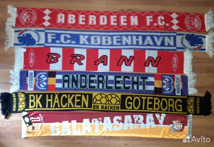 Футбольные шарфы Англия и Европа