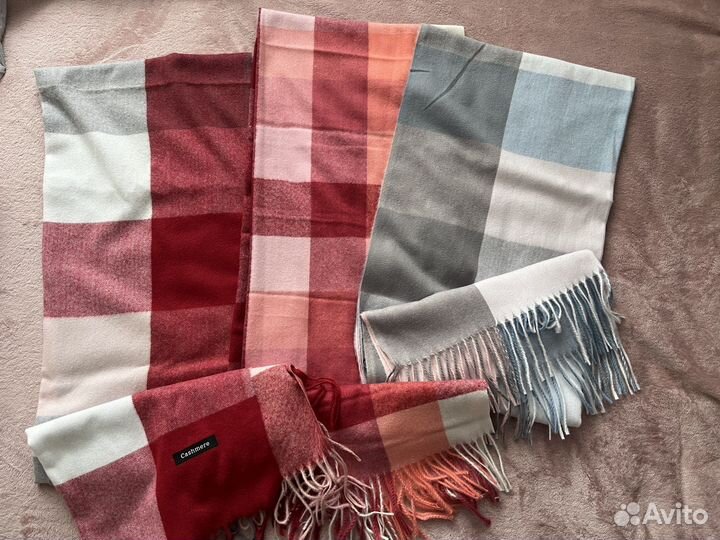 Шарф платок теплый