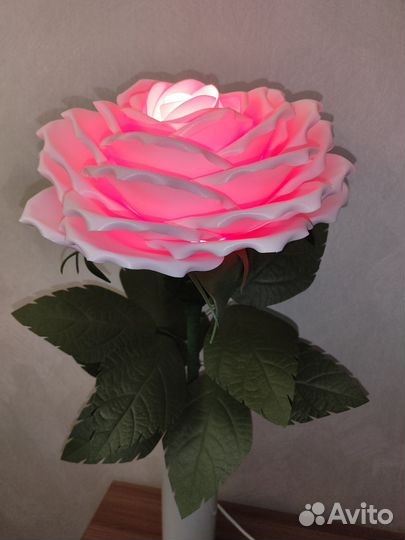 Светильник ночник Роза