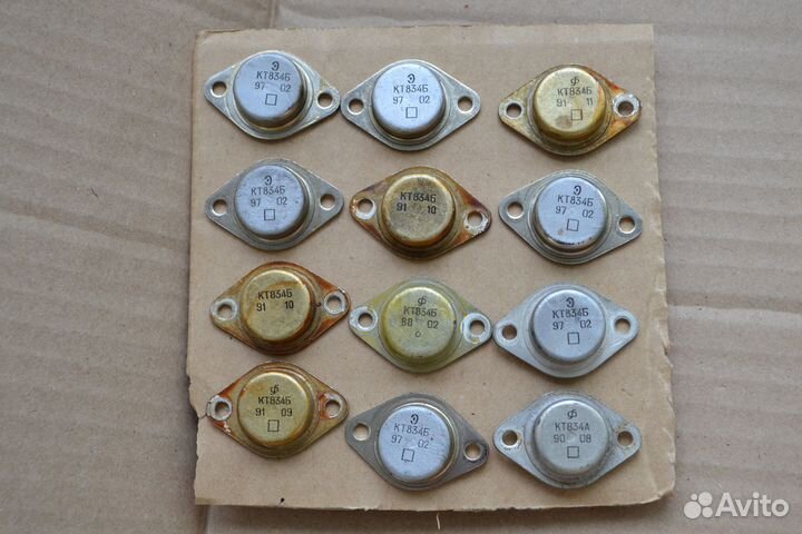 Транзисторы кт805, кт808, кт834, кт630, мс142ен5