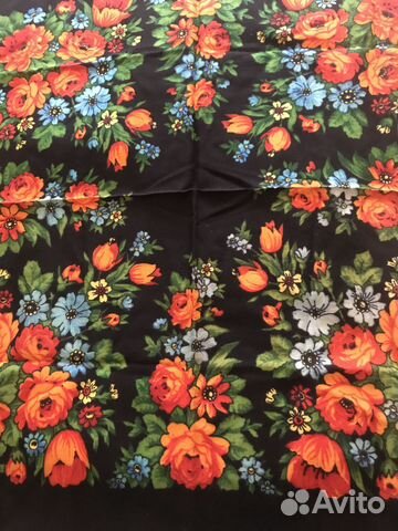 Платок шаль шерсть СССР