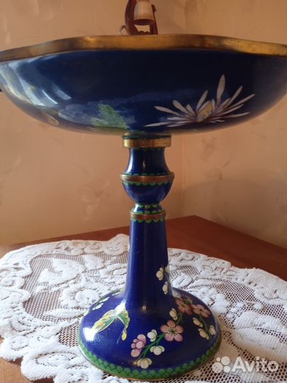 Ваза для фруктов Клуазоне