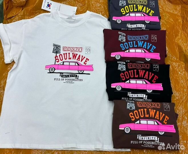 Футболка made in korea плотный хлопок