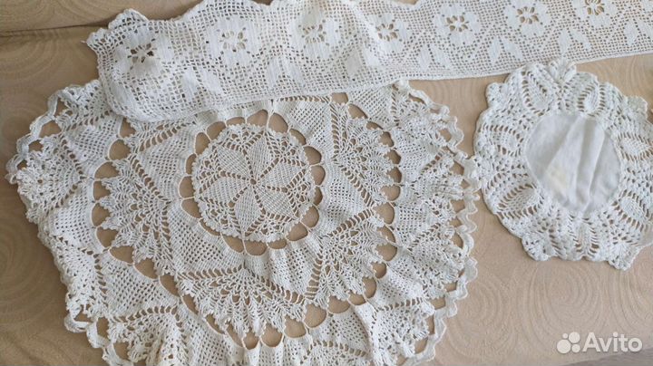 Салфетки, вязанные крючком
