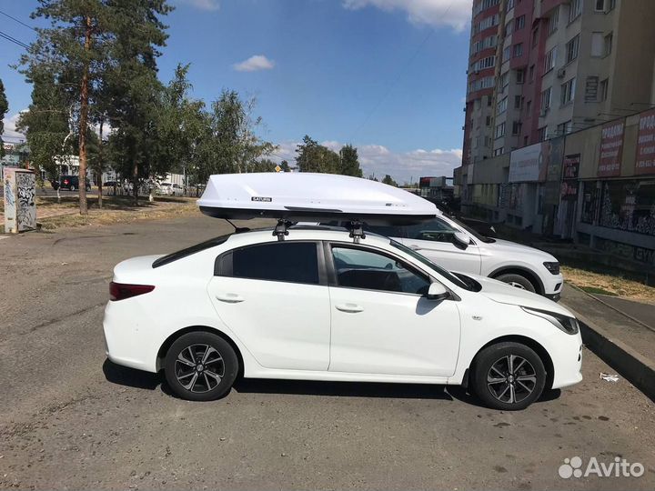 Автобокс на крышу Кия Рио 700 литров