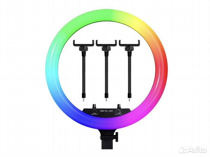 Кольцевая лампа 45 см MJ18 (цветная)