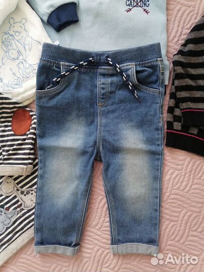 Фирменная одежда пакетом на мальчика 74 см