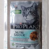 Корм для кошек ProPlan с океанической рыбой в желе