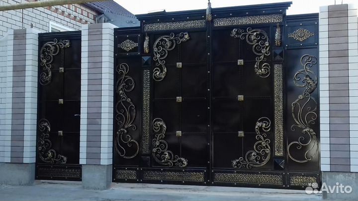 Кованные ворота