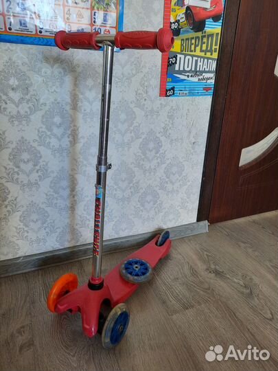 Самокат детский трехколесный бу