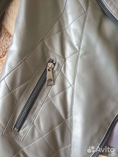 Кожаная куртка новая Toto 42 44 XS S