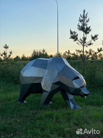 Медведь из листового металла, 1.5 мм