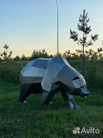 Медведь из листового металла, 1.5 мм