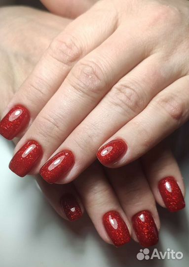 Наращивание ногтей, френч