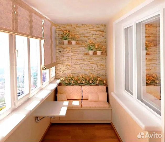 Лоджия под ключ