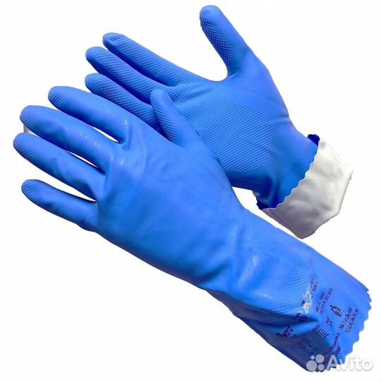 Латексные перчатки (многоразовые) 3 цвета