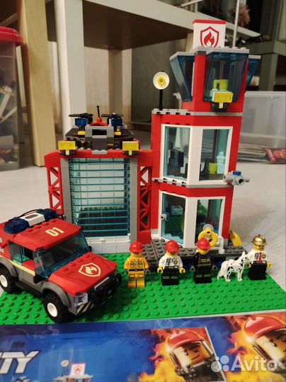 Набор Lego City 60215 пожарное депо оригинал