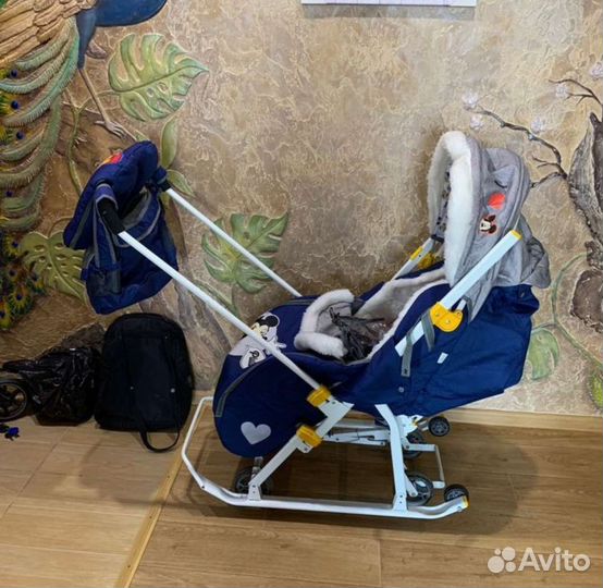 Коляска санки