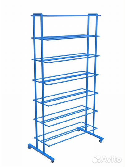 Стеллаж для мячей двухсторонний 200х160х50 -на 84