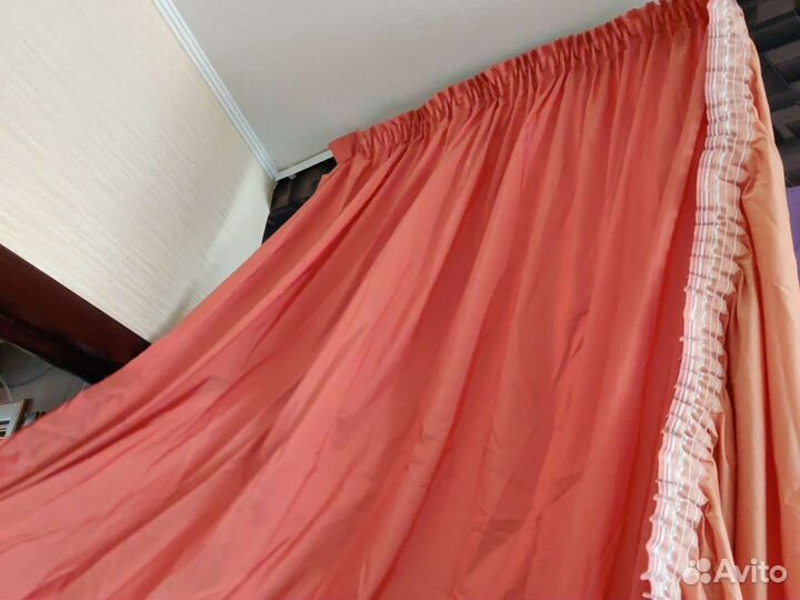 Глухая штора и тюль в детскую