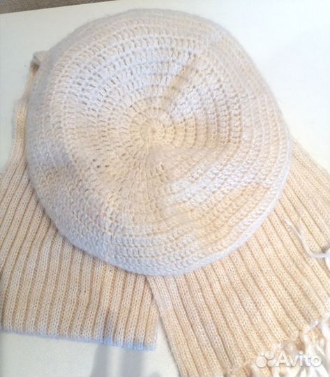 Комплект берет и шарф