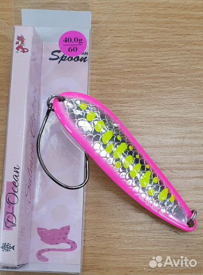 Блесна колебалка D-Ocean Salmon River Legend 40гр