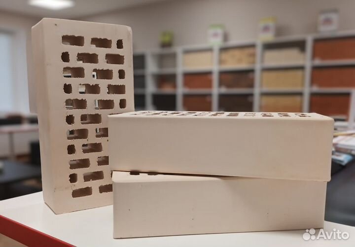 Кирпич облицовочный Белый гладкий