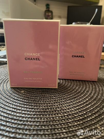 Духи женские chanel chance и eau fraiche со склада