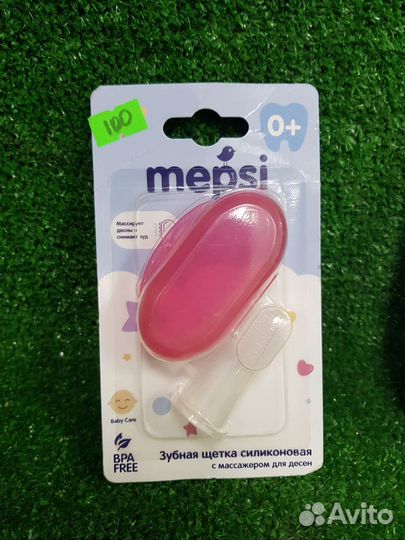 Зубная щетка на палец