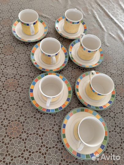 Чашка с блюдцем Villeroy boch twist alea