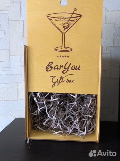 Подарочная коробка для бутылки, бакалов