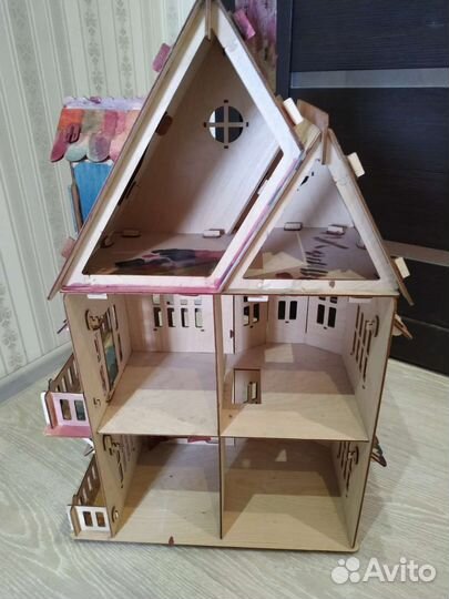 Детский игровой деревянный домик