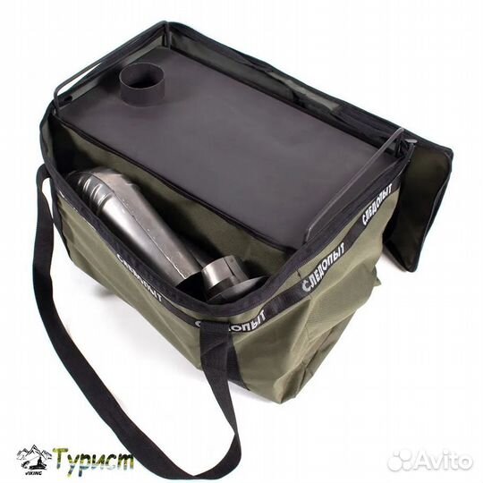 Дровяная печь Следопыт “Heavy” большая с трубой