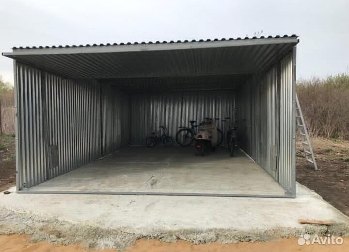 Гараж Ракушка односкатный/двускатный