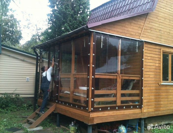 Мягкие окна для веранды