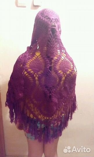 Шаль ручной работы